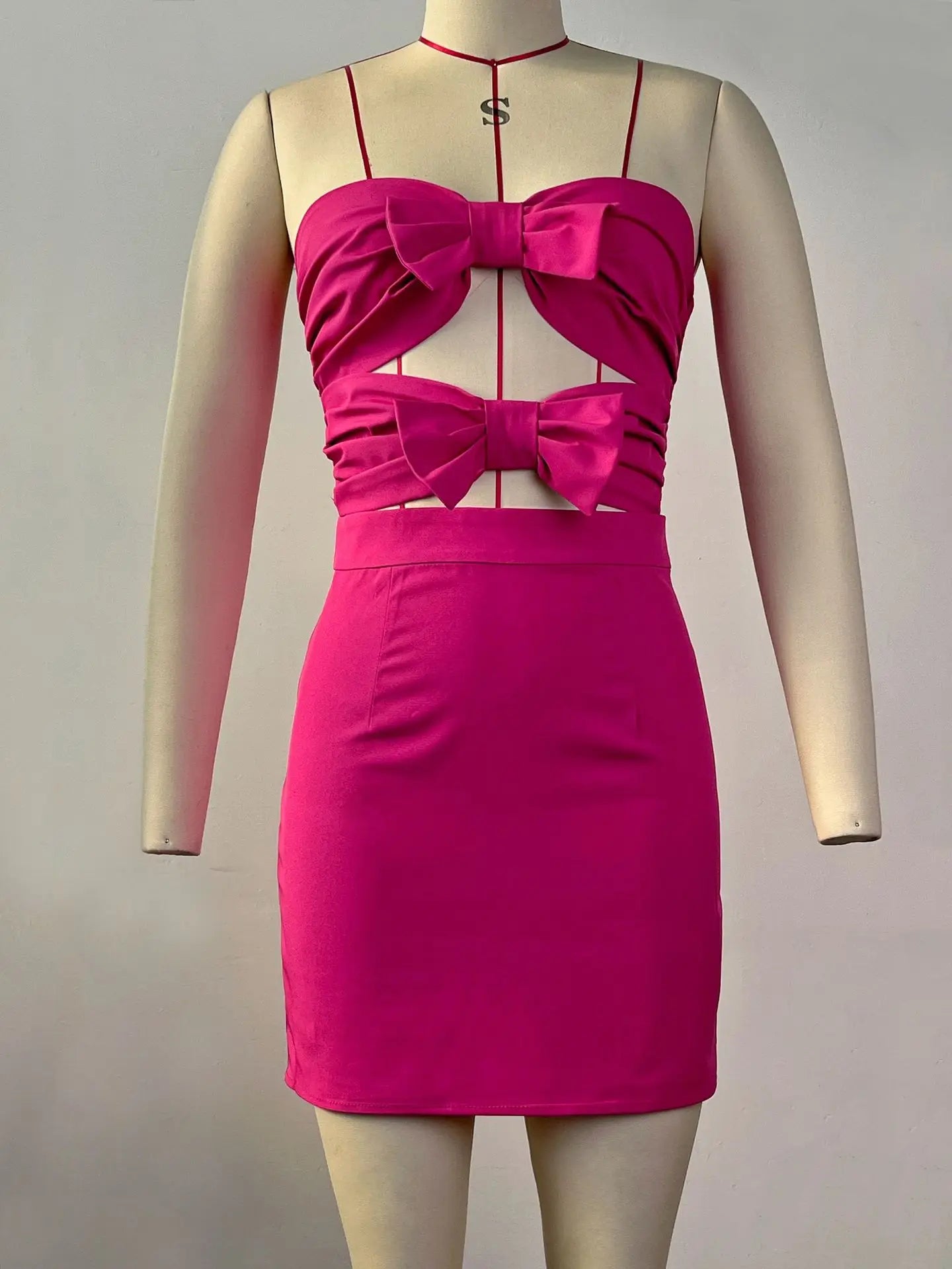 Julia Fashion - Short Backless Straight Skirt Party Club Women's Bodycon Mini Dress