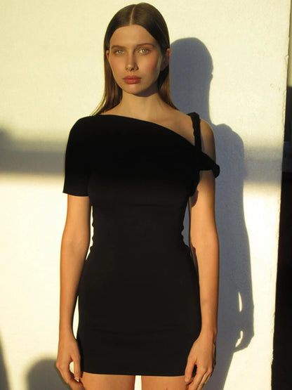 Julia Fashion - Irregular Hispter Sexy Bodycon Mini Dress