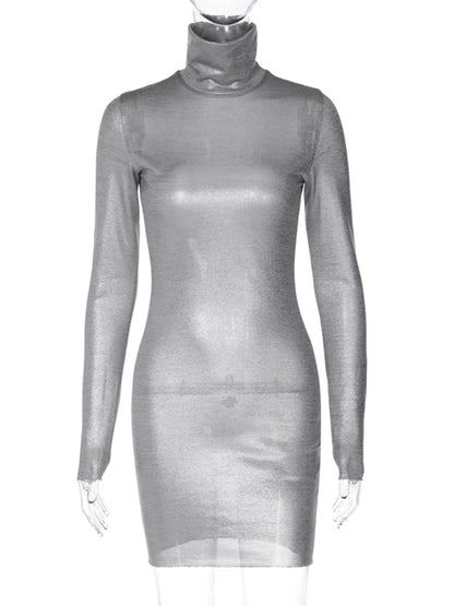 Julia Fashion - Long Sleeve Party Club Streetwear Short Mini Dress