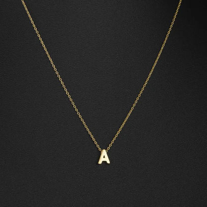 JuliaFashion-Gold Color Initial Charms Necklace