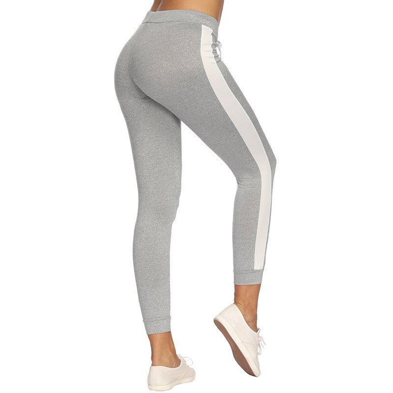 JuliaFashion-Jogger Dance Sport Pants Skinny Tracksuit Bottom