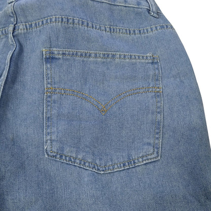 JuliaFashion - 2024 Streetwear Low Rise Ripped Denim Jeans