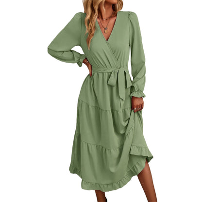 JuliaFashion - 2024 Vintage Streetwear Loose Casual Midi Dress
