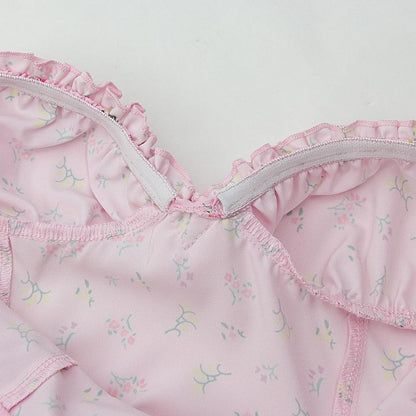 JuliaFashion-Pink Soft Girl Off Shoulder Midi Dress